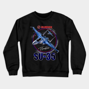 Sukhoi SU-35 Flanker Fighterjet Crewneck Sweatshirt